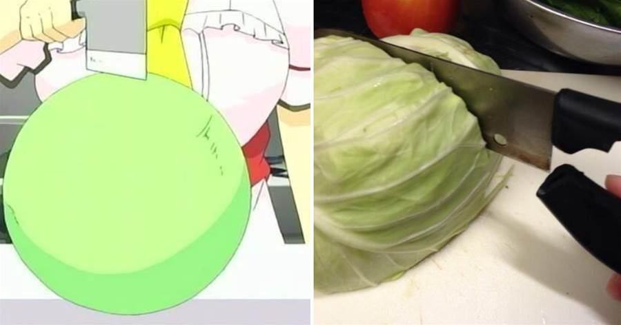 不要小看蔬菜！日本網友「用刀單挑高麗菜」下一秒悲劇，網友：還有更悲劇的